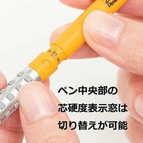 Pentel Mechanical Pencil Smash 0.5mm Q1005-15A Orange NEW from Japan_6