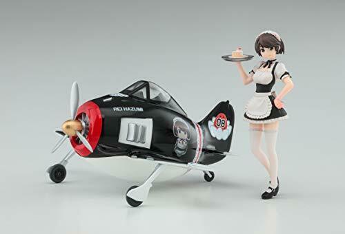 1/12 Egg Girls Collection No.08 'Rei Hazumi' w/Egg Plane Fw190A Model Kit_5