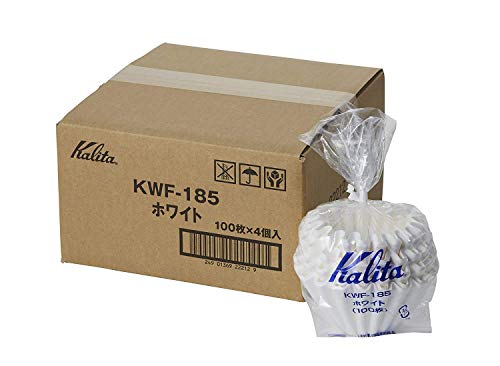 Kalita KWF-185 Wave Drip Coffee Filter White for 2-4 Servings, 100-Filter NEW_1