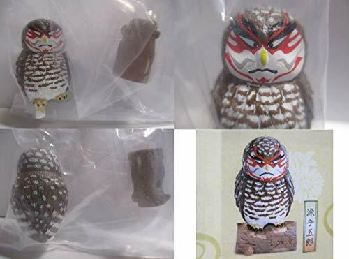 TAKARA TOMY Panda hole Kabuki owl all5 set Gasha mascot capsule Figures Complete_8
