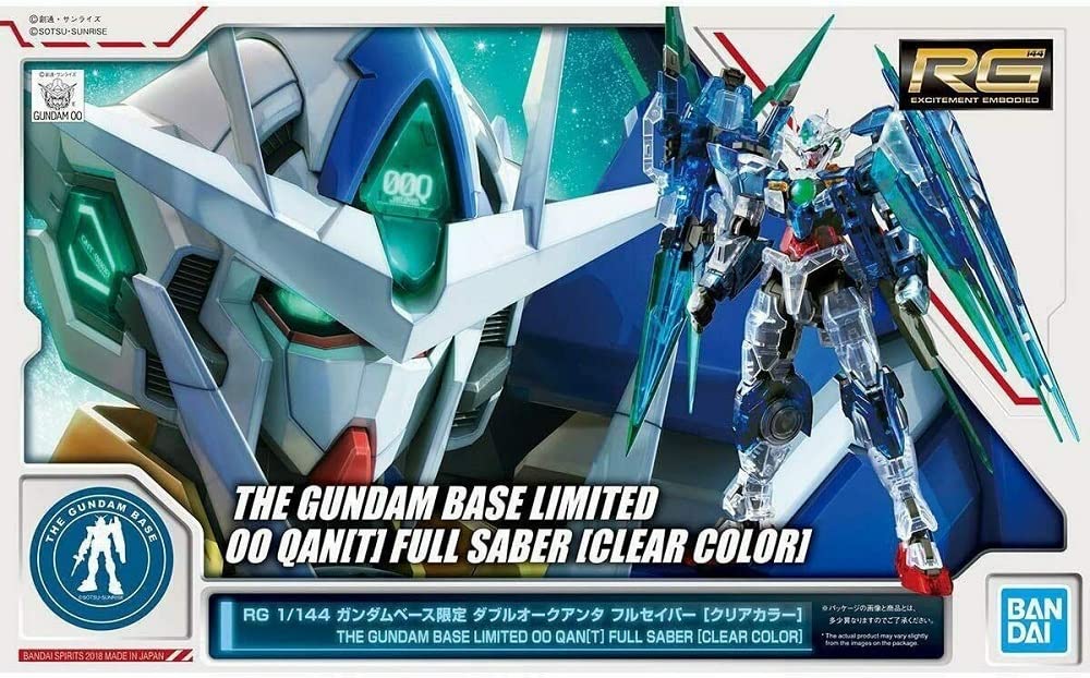 RG 1/144 Gundam Base Limited 00 Qant Full Saber Clear Color Model Kit 43486-1991_1