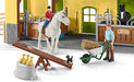 Schleich Farm World 30-piece Horse Stable Playset with Farm Animals for Kid NEW_7