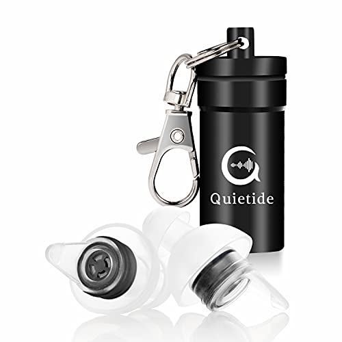 Proprietary sleeping ear plugs Quietide earplugs sleep soundproof Q4 Black NEW_1
