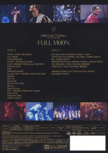 HIROOMI TOSAKA LIVE TOUR 2018 FULL MOON Limited Edition Blu-ray Photobook NEW_2
