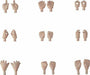 Good Smile Company Nendoroid Doll archetype: Hand Parts Set (Cream) Figure NEW_1