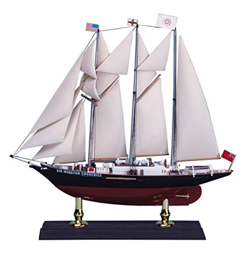 Aoshima 1/350 Scale Sailing Ship Sir Winston Churchill Plastic Model Kit NEW_1