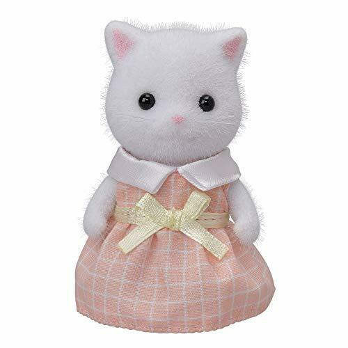 Epoch Persian Cat Sister (White) (Sylvanian Families) NEW from Japan_1