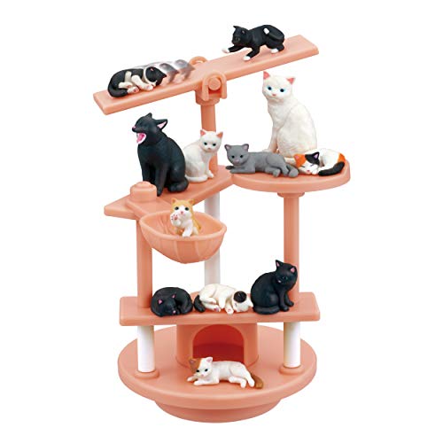 EPOCH Relaxed Animal Family Cat Tower Balance Game PVC NEW from Japan_1