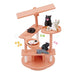 EPOCH Relaxed Animal Family Cat Tower Balance Game PVC NEW from Japan_3