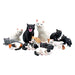 EPOCH Relaxed Animal Family Cat Tower Balance Game PVC NEW from Japan_4