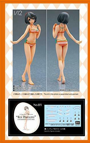 Hasegawa 1/12 Egg Girls Collection No.01 'Rei Hazumi' (Bikini) Plastic Model Kit_7