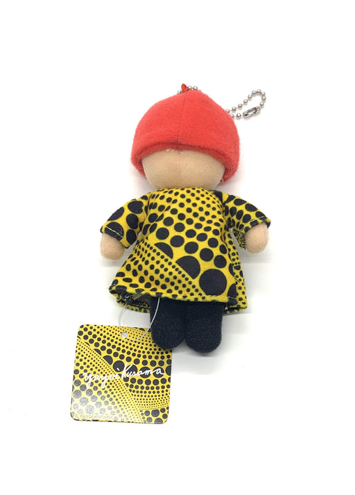 Kusama Yayoi Yayoi chan Plush Doll vol.3 Key Charm Yellow Tree 12x9x4cm NEW_2