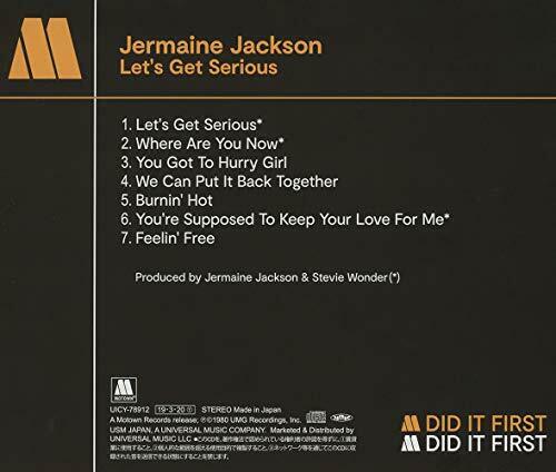JERMAINE JACKSON -LET'S GET SERIOUS- JAPAN CD Limited Edition NEW_2