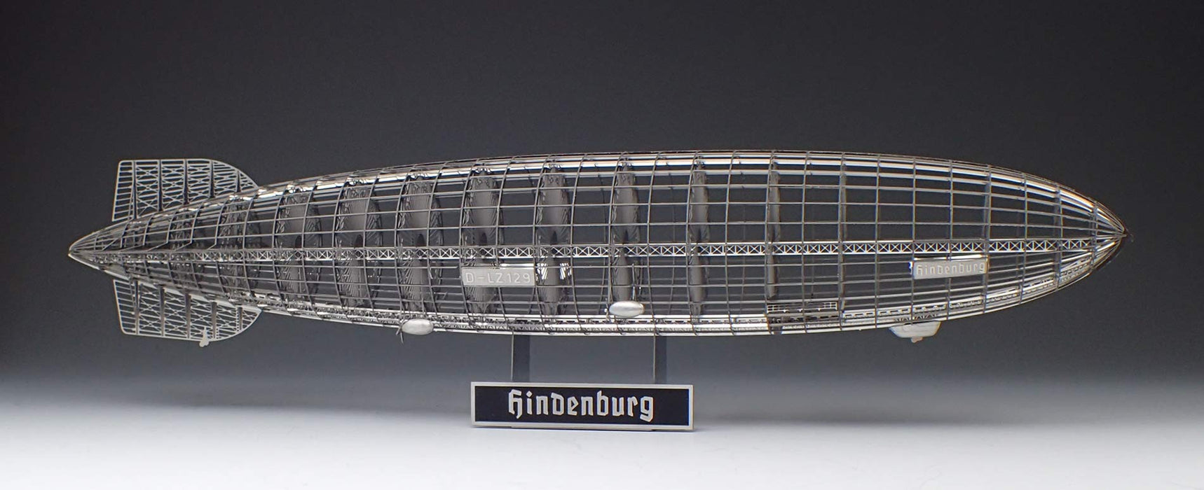 Aero Base C002 1/1000 Hindenburg LZ129 Metal Model Assembly Kit Made in Japan_3