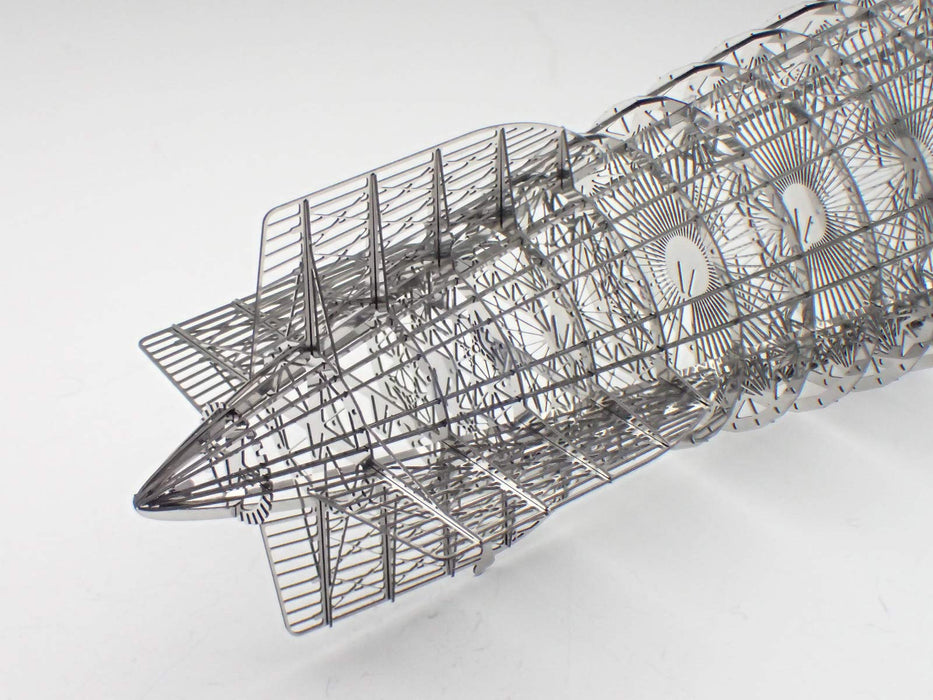 Aero Base C002 1/1000 Hindenburg LZ129 Metal Model Assembly Kit Made in Japan_8