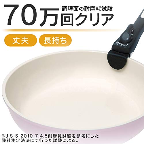 IRIS OHYAMA Frying pan Pot 14pc Set H-CC-SE14P Beige NEW from Japan_2