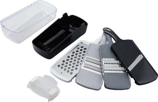 Shimomura Kihan Slicer Cooker Set Made in Japan Black Gray 40441 Stainless Steel_1