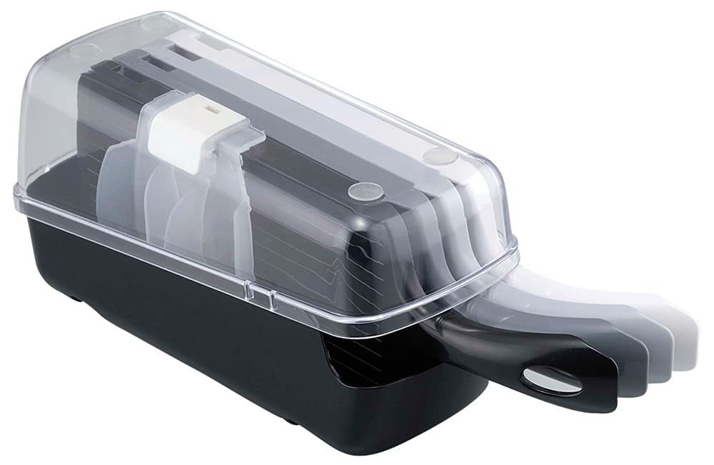 Shimomura Kihan Slicer Cooker Set Made in Japan Black Gray 40441 Stainless Steel_4