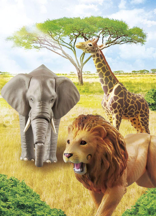 Takara Tomy Ania AA-01 Savannah Animal Gift Set Animal Dinosaur Real Moving NEW_6