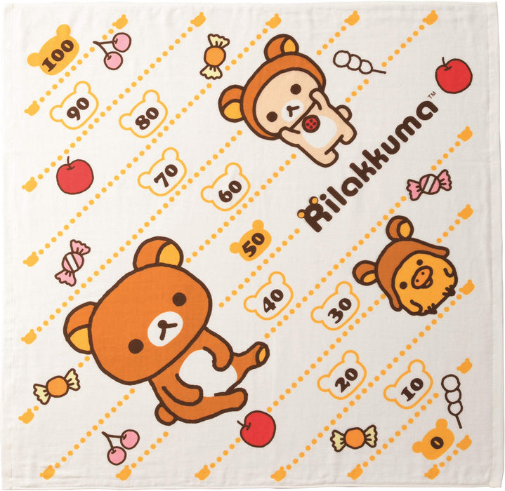 Marushin Bath Towel Rilakkuma 90x90cm Rilakkuma & Friends CottonGauze 6405008600_1