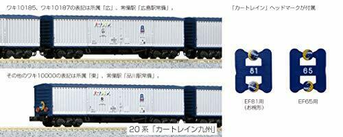 Kato N Scale [Limited Edition] Series 20 'Car Train Kyushu' (13-Car Set) NEW_5