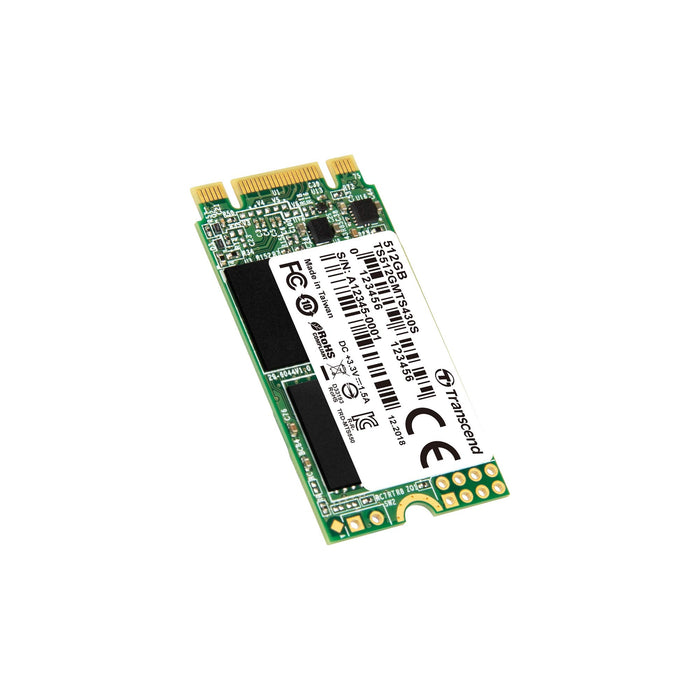 Transcend SSD M.2 2242 512GB SATA III 6Gb / s 3D TLC NAND DDR3 TS512GMTS430S NEW_3