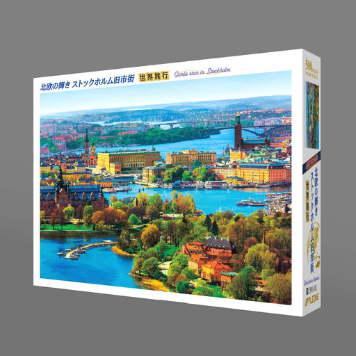 500pc Jigsaw Puzzle Nordic Brilliance Stockholm Old Town 38x53cm ‎500-262 NEW_2