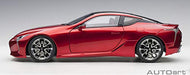 AUTOart 1/18 Lexus LC500 Metallic Red Interior Dark Rose Figure NEW from Japan_8