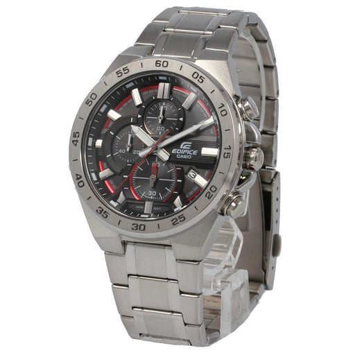 CASIO Wrist Watch EDIFICE EFR-564D-1A Stainless Steel Silver Chronograph NEW_1