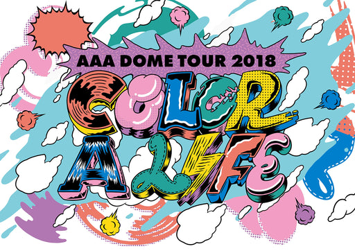 AAA DOME TOUR 2018 COLOR A LIFE DVD Live in Fukuoka, Japan AVBD-92764 J-Pop NEW_1