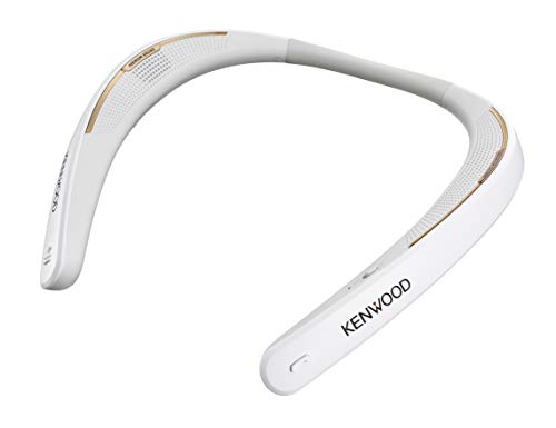 KENWOOD CAX-NS1BT-W Wireless Wearable Neck Speaker White Bluetooth NEW_1