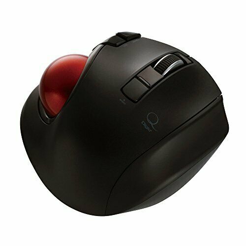 Nakabayashi Digio2 track ball mouse small Bluetooth 5 button black Z8372 NEW_3