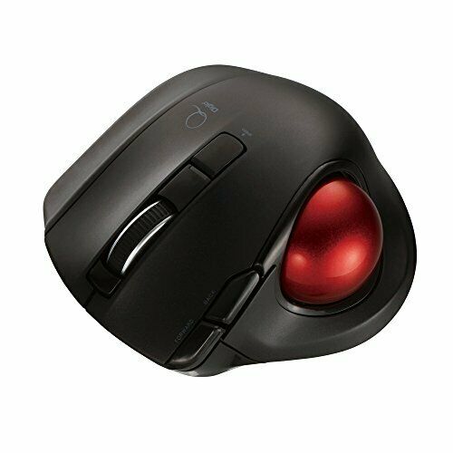 Nakabayashi Digio2 track ball mouse small Bluetooth 5 button black Z8372 NEW_4