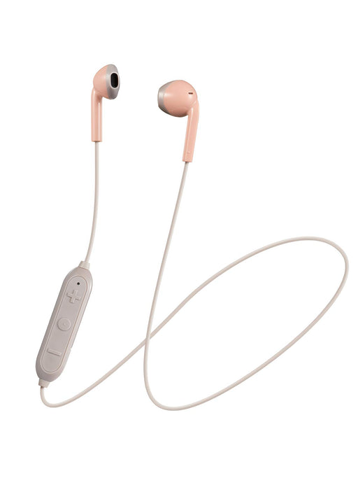 JVC Bluetooth Wireless Earphone HA-F15BT-PT Pink x Brown Lightweight Open Type_1