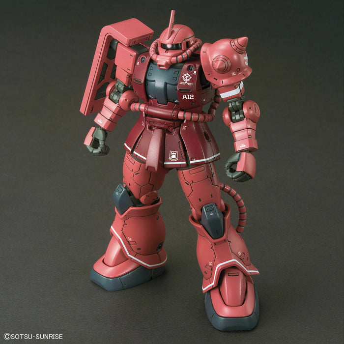 BANDAI HG 1/144 MS-06S ZAKU II Red Comet Ver Plastic Model Kit Gundam THE ORIGIN_4