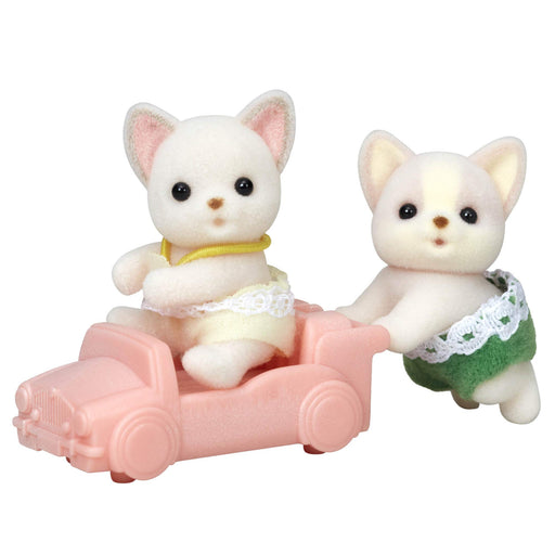 EPOCH Sylvanian Families Calico Critters Family Chihuahua of twins I-98 NEW_1