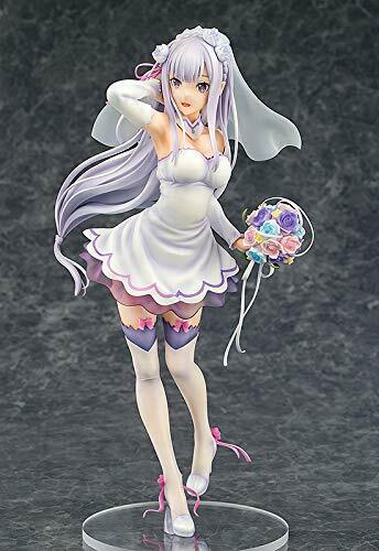 Phat Company Emilia: Wedding Ver. Figure 1/7 Scale NEW from Japan_3