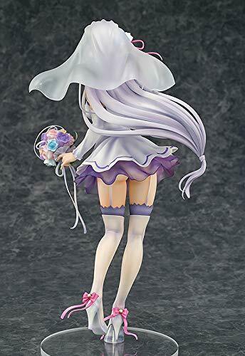 Phat Company Emilia: Wedding Ver. Figure 1/7 Scale NEW from Japan_5