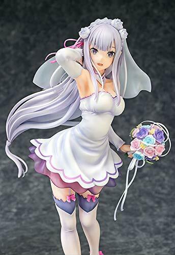 Phat Company Emilia: Wedding Ver. Figure 1/7 Scale NEW from Japan_8