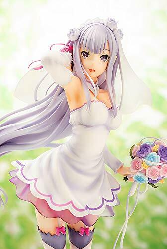 Phat Company Emilia: Wedding Ver. Figure 1/7 Scale NEW from Japan_9