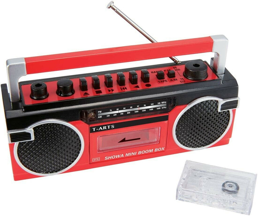 TAKARA TOMY SHOWA MINI RADIO CASSETTE RECORDER (BOOMBOX) Toy NEW from ...