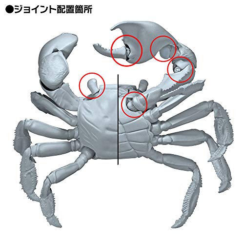 KAIYODO Ribogeo Red claws crab 140mm PVC & ABS-painted action figure RG002 NEW_6
