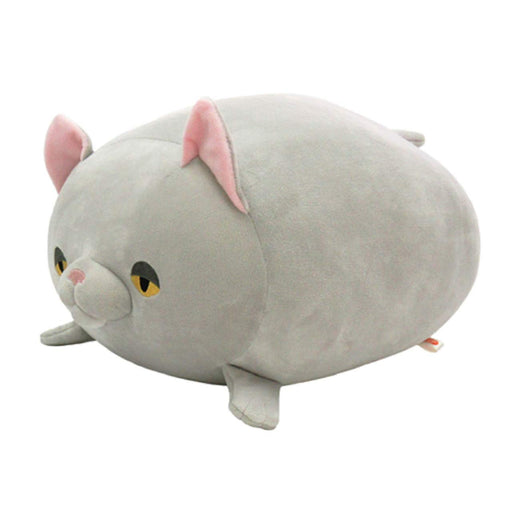 Shinada Global mochi neko cat cat loaf gray ‎MNCL-0350G Polyester H20xW30xD43cm_1