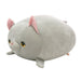 Shinada Global mochi neko cat cat loaf gray ‎MNCL-0350G Polyester H20xW30xD43cm_1