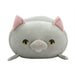 Shinada Global mochi neko cat cat loaf gray ‎MNCL-0350G Polyester H20xW30xD43cm_2