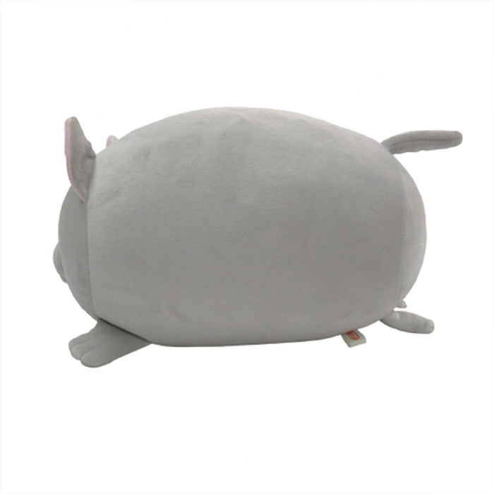 Shinada Global mochi neko cat cat loaf gray ‎MNCL-0350G Polyester H20xW30xD43cm_3