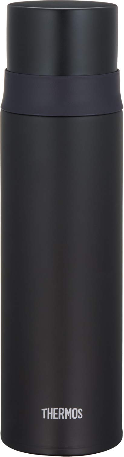 Thermos Mag Water Bottle Matt Black 500ml Stainless Slim Bottle FFM-501 MTBK NEW_1