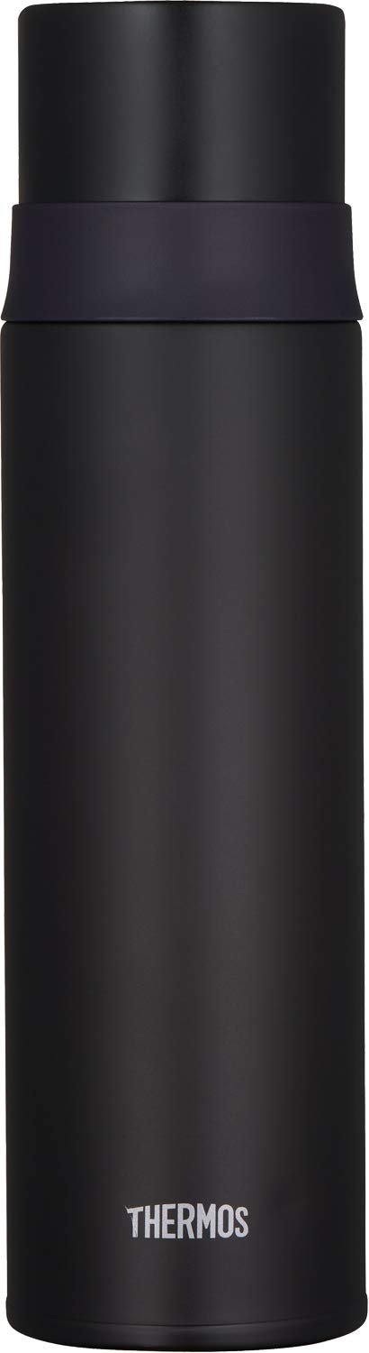 Thermos Mag Water Bottle Matt Black 500ml Stainless Slim Bottle FFM-501 MTBK NEW_2