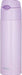 Thermos water bottle light purple 550 ml vacuum insulation straw bottle FHL-551_1