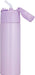 Thermos water bottle light purple 550 ml vacuum insulation straw bottle FHL-551_4